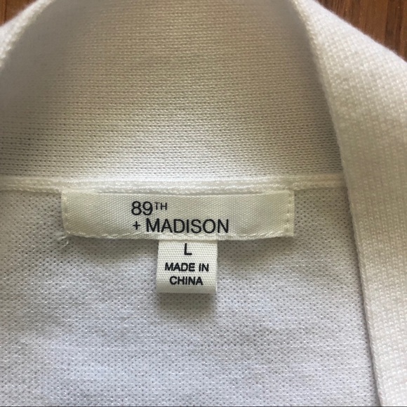 White Short Shrug Elbow Sleeve Sweater - Picture 6 of 11